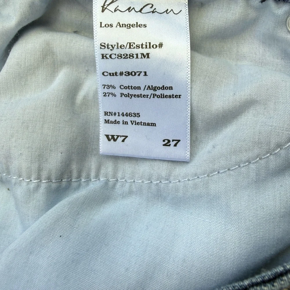 NWT KanCan Medium Blue Distressed Boyfriend Jeans